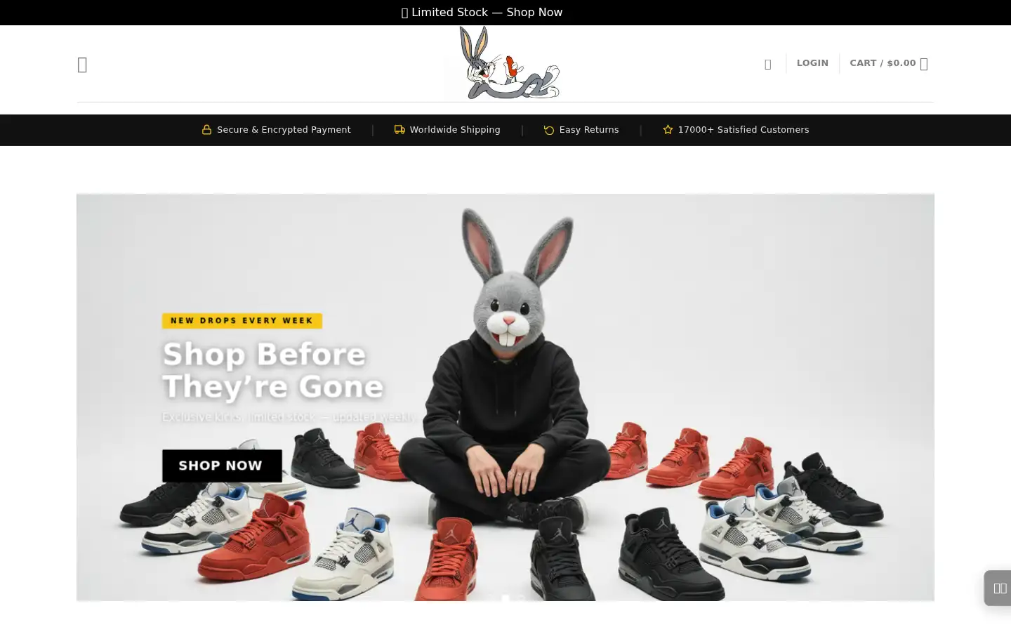 Screenshot of bugsbunnyplug.com