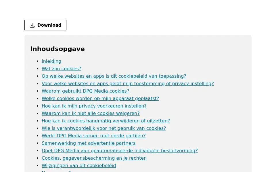 Screenshot of buienradar.nl