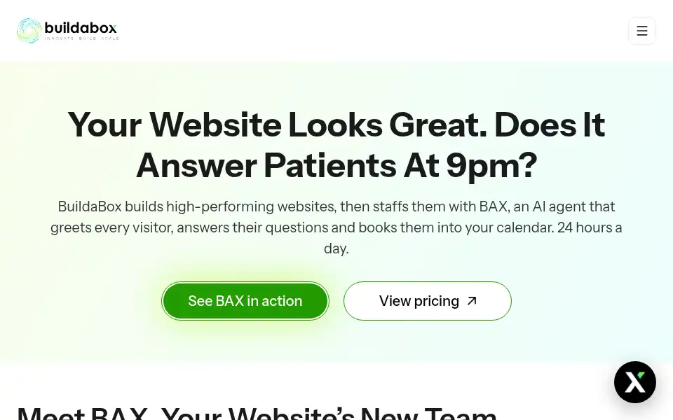 Screenshot of buildabox.agency