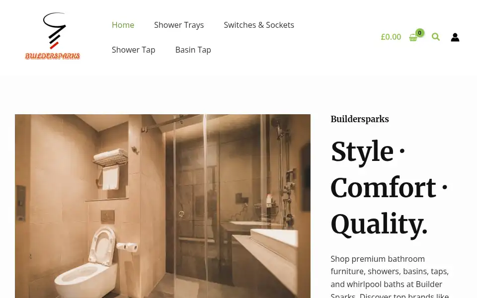 Screenshot of buildersparks.com