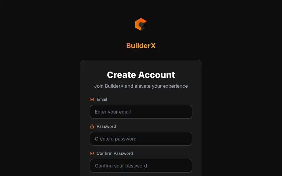 Screenshot of builderx.fun
