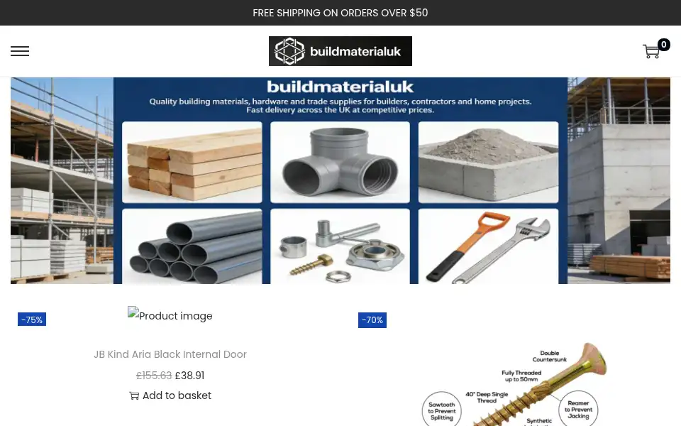 Screenshot of buildmaterialuk.com
