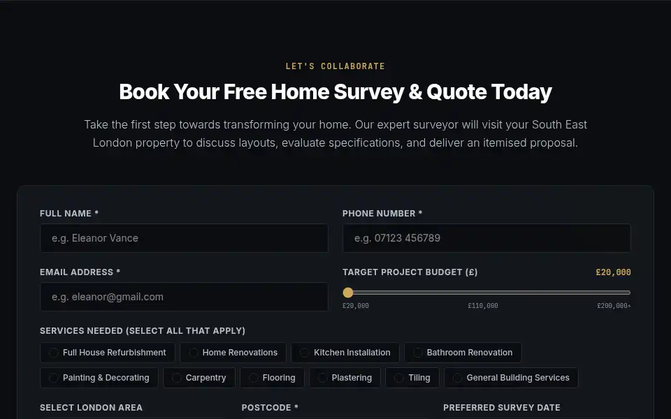 Screenshot of buildsmore.uk