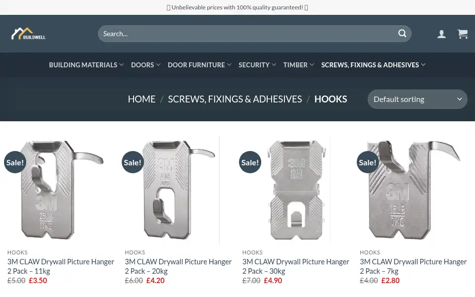 Screenshot of buildwellstore.com
