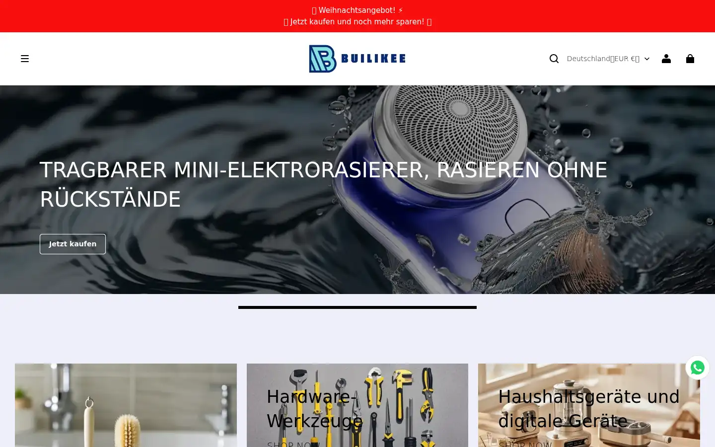 Screenshot of builikee.com