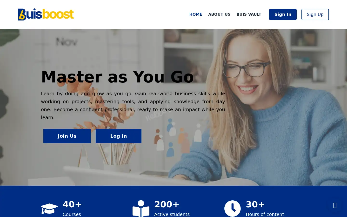 Screenshot of buisboost.com