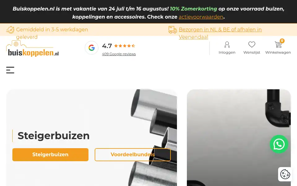 Screenshot of buiskoppelen.nl