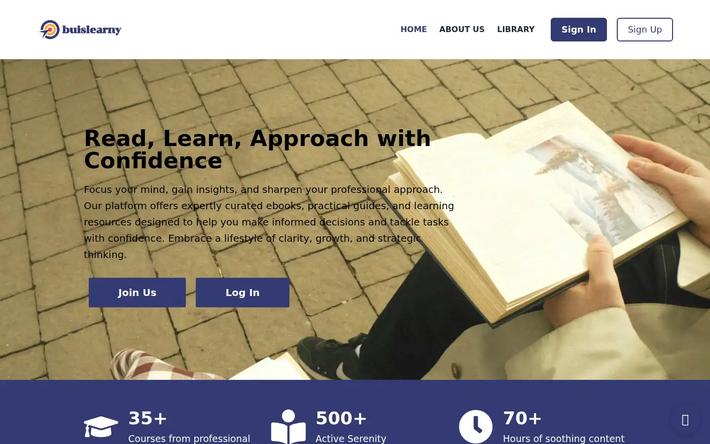 Screenshot of buislearny.com
