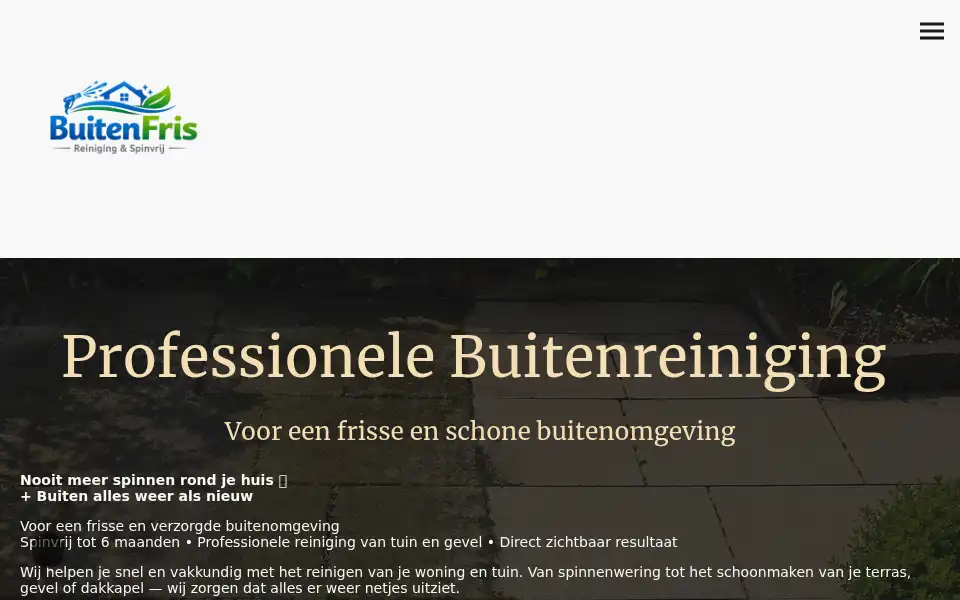 Screenshot of buitenfris.nl