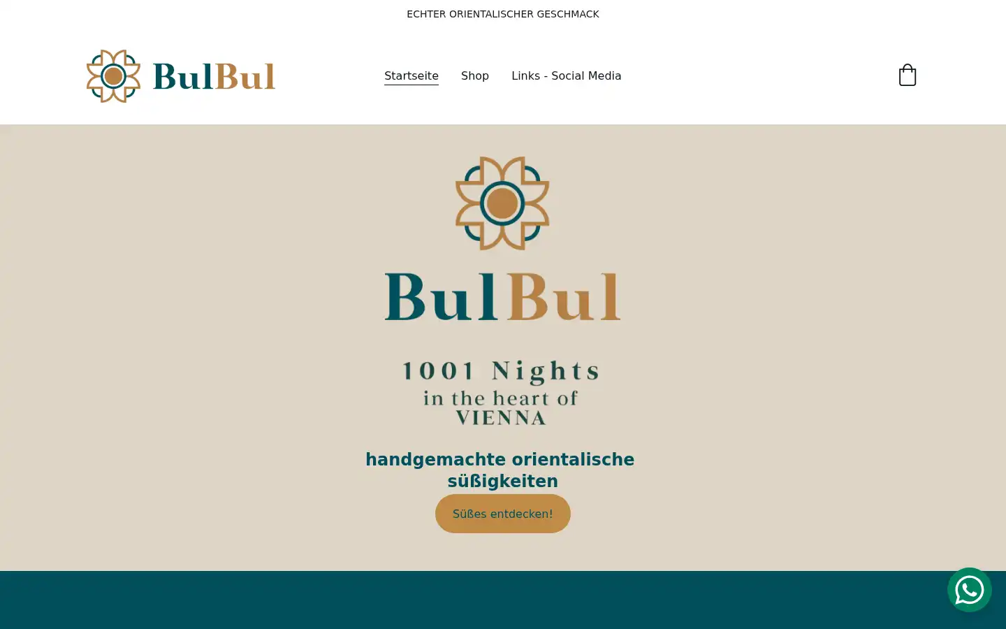 Screenshot of bulbulshop.at