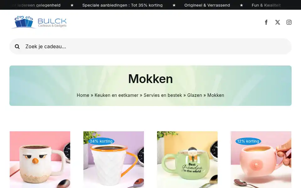 Screenshot of bulck.nl