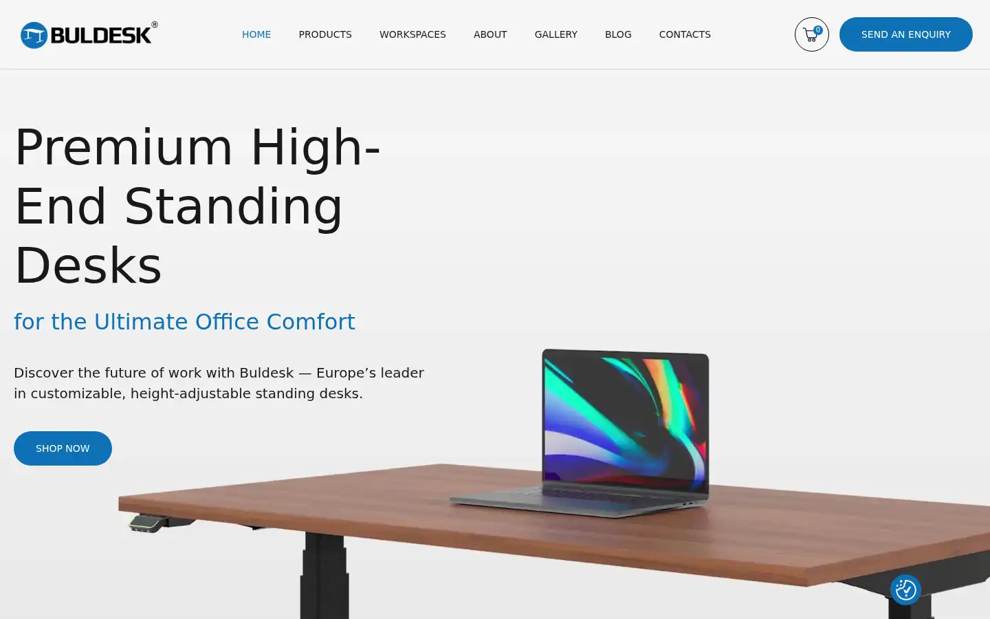 Screenshot of buldesk.com