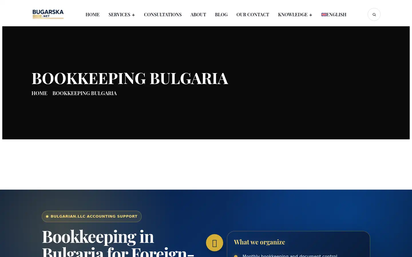 Screenshot of bulgarian.llc
