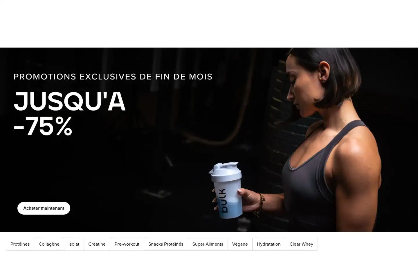 Screenshot of bulk.com