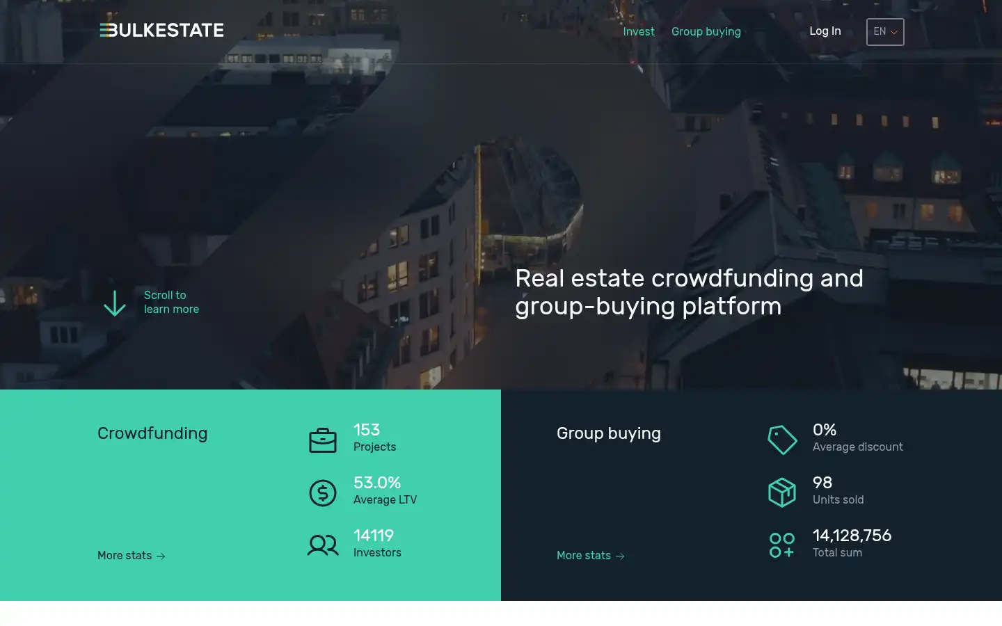 Screenshot of bulkestate.com