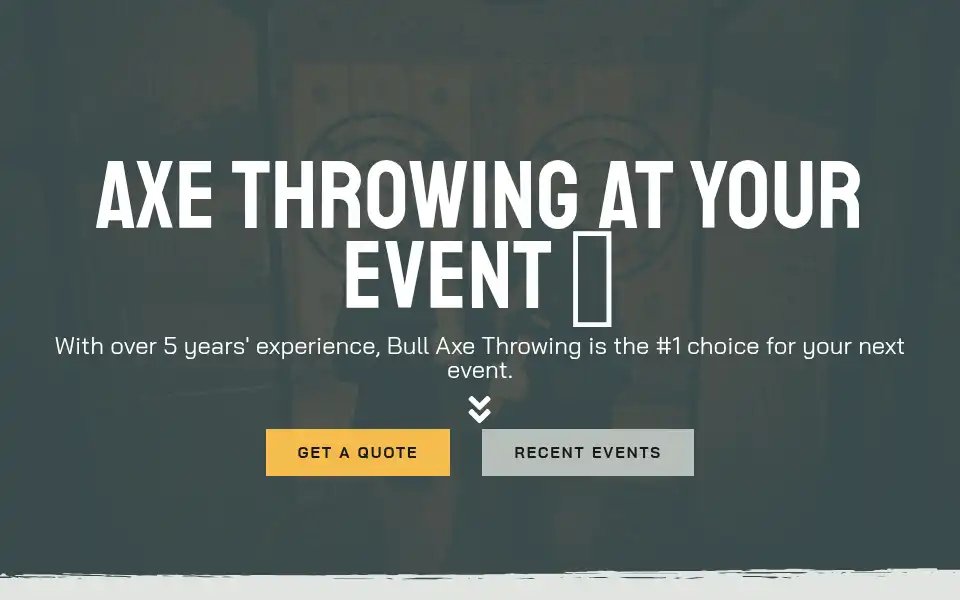 Screenshot of bullaxethrowing.com
