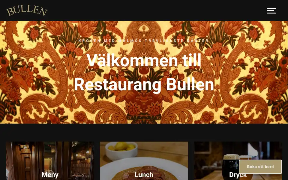 Screenshot of bullen.nu