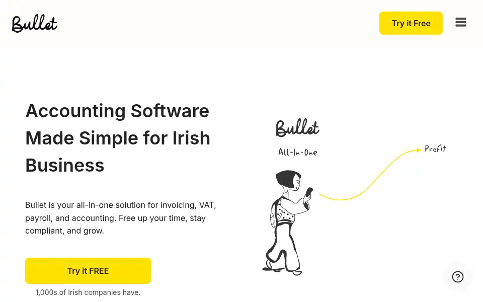 Screenshot of bullethq.ie