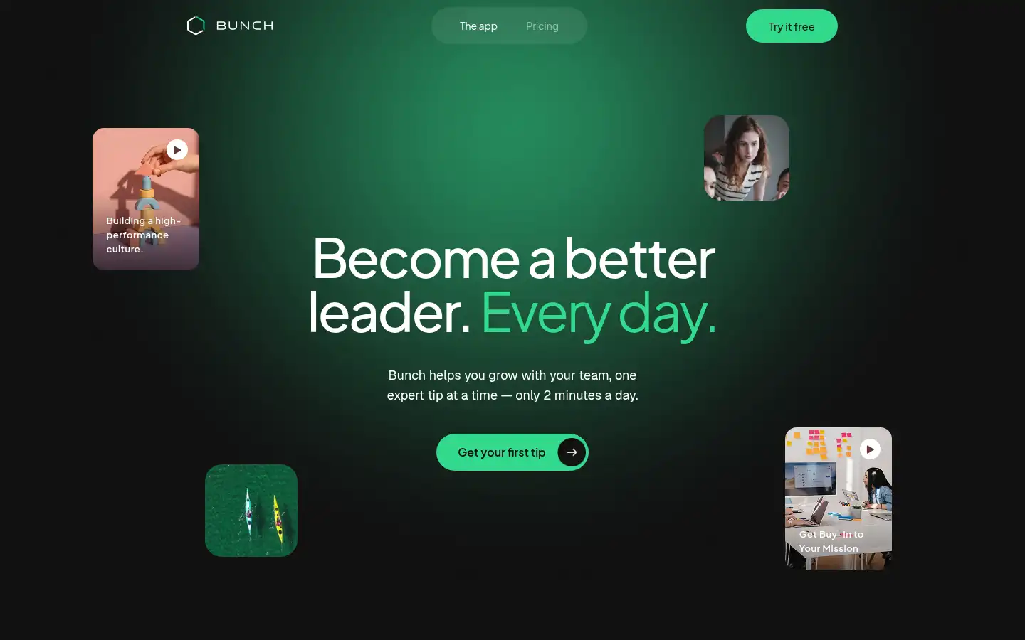 Screenshot of bunch.ai