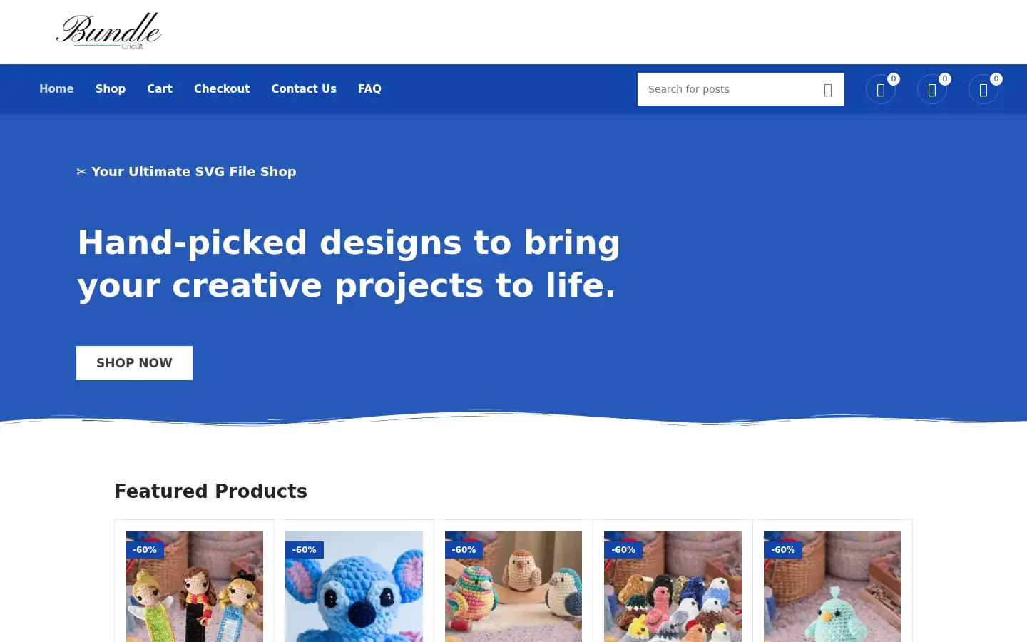 Screenshot of bundlecricut.com