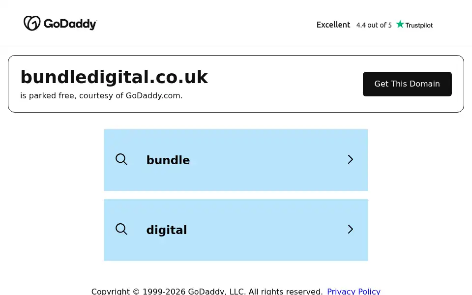 Screenshot of bundledigital.co.uk