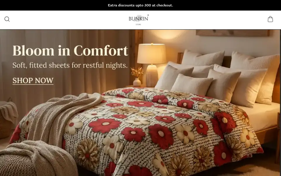 Screenshot of bunkinstore.com