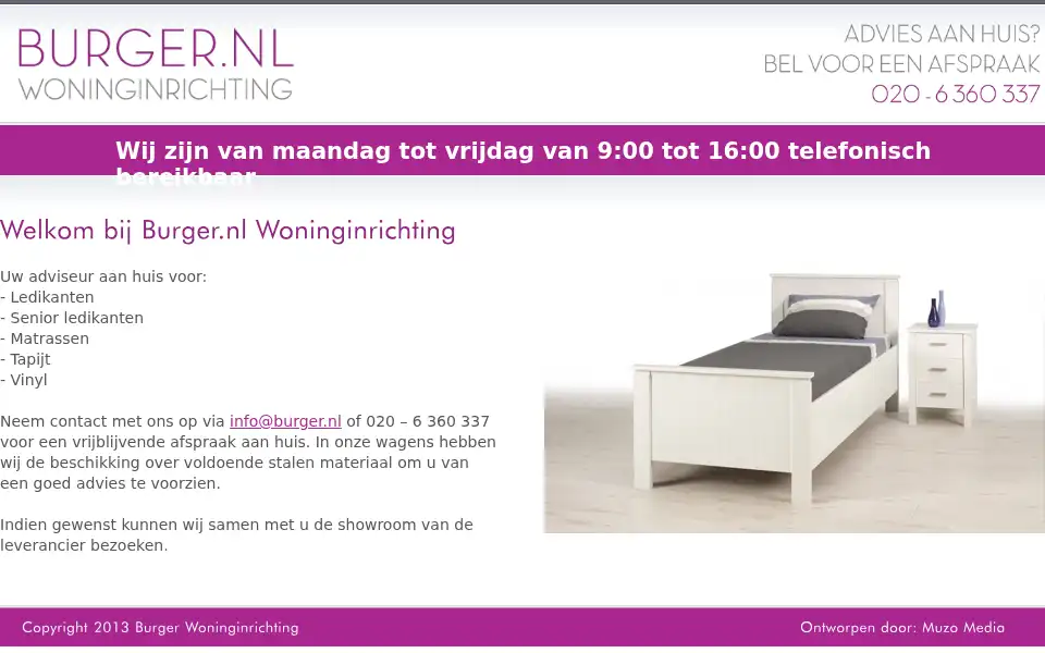 Screenshot of burger.nl