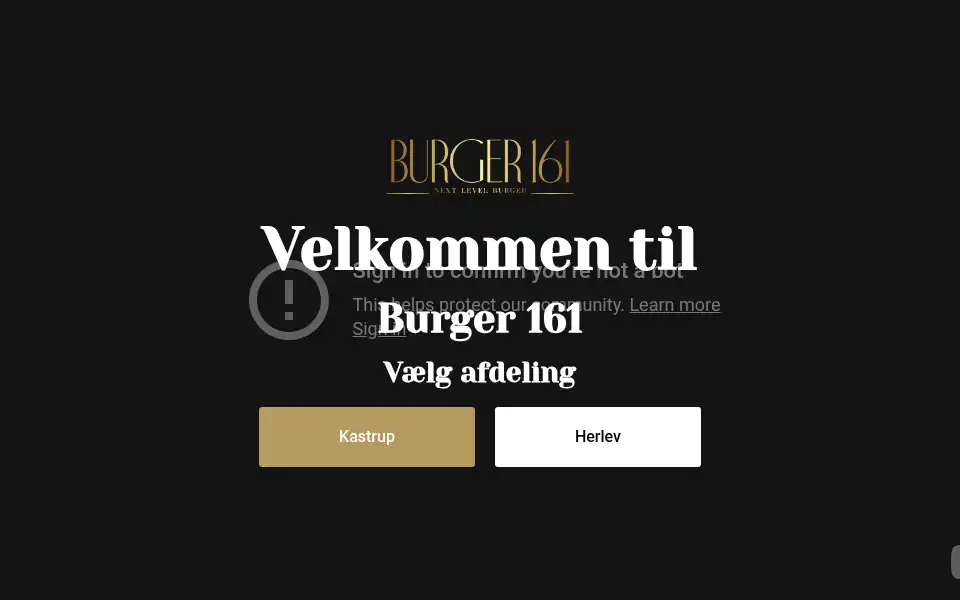 Screenshot of burger161.dk