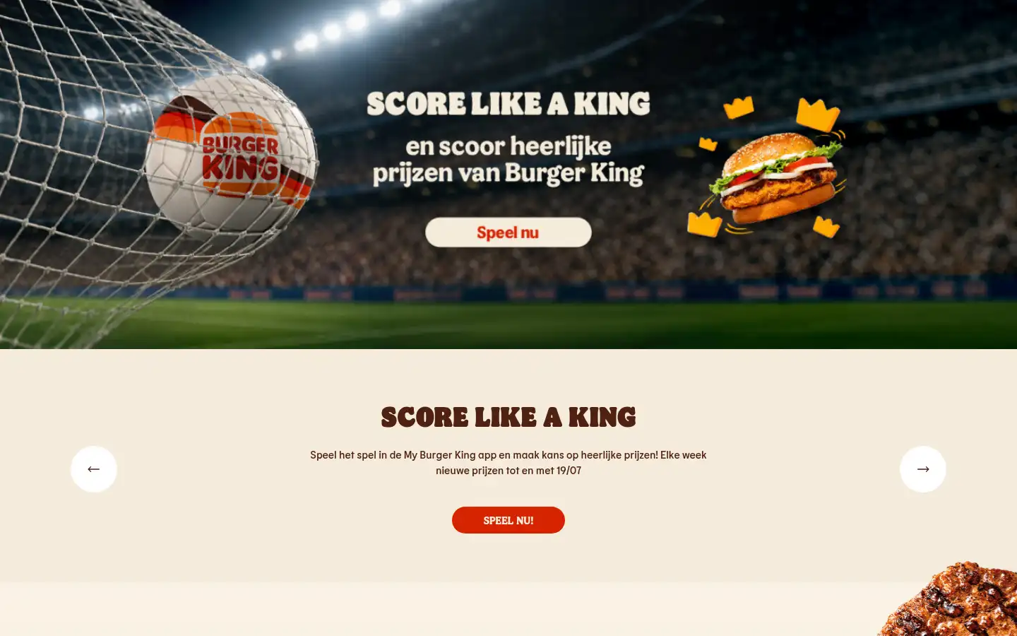 Screenshot of burgerking.be