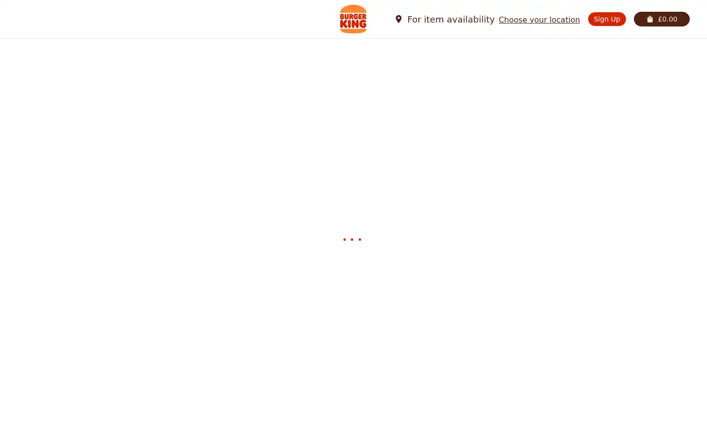 Screenshot of burgerking.co.uk