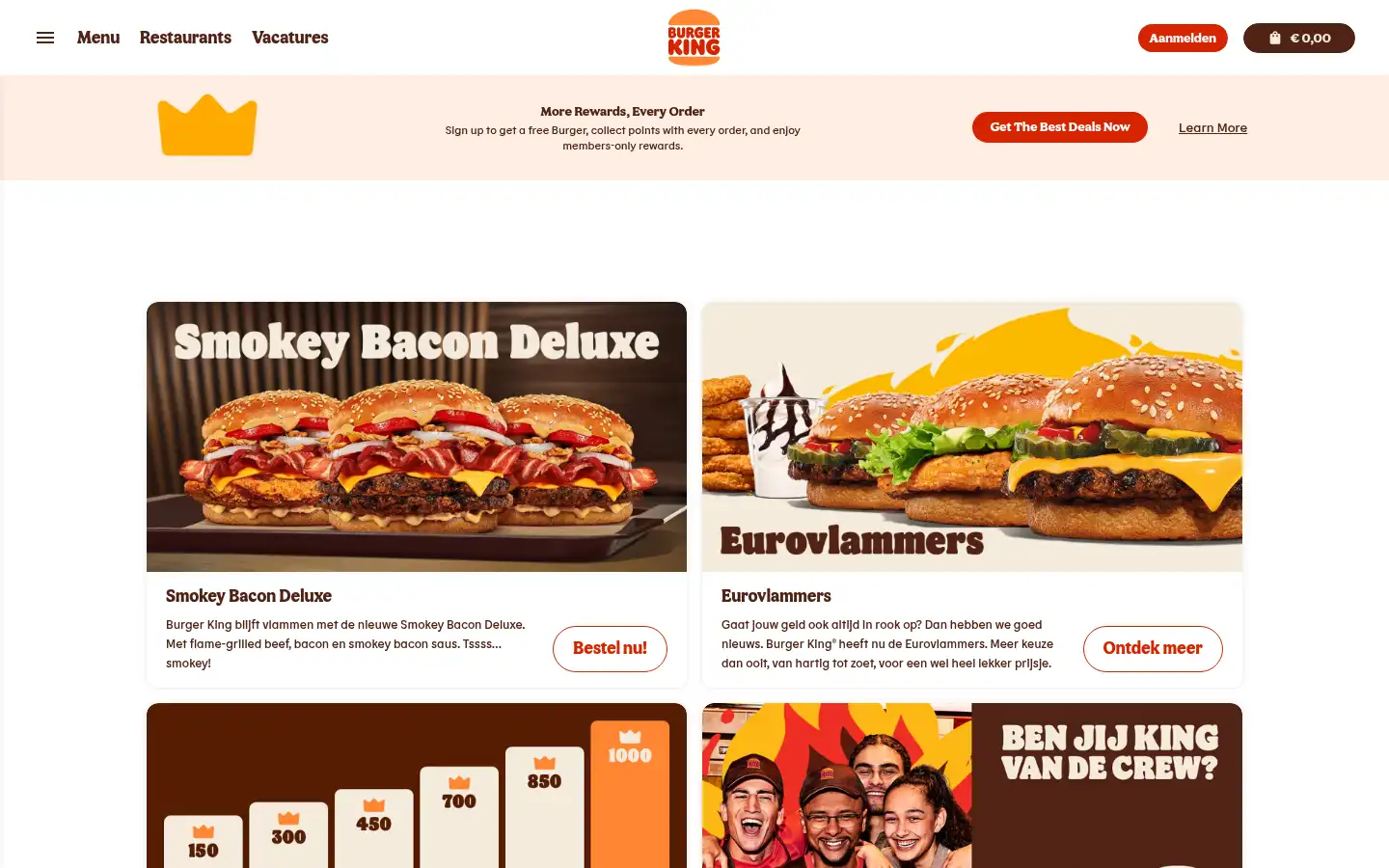 Screenshot of burgerking.nl