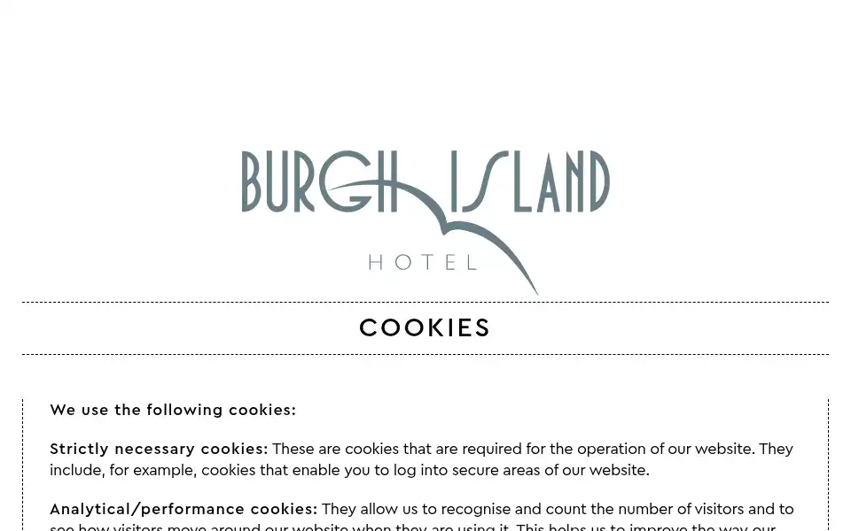 Screenshot of burghisland.com