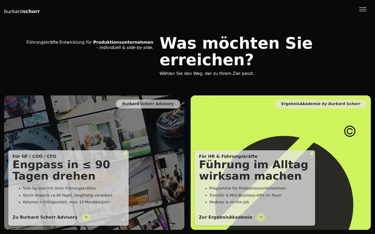 Screenshot of burkard-schorr.de