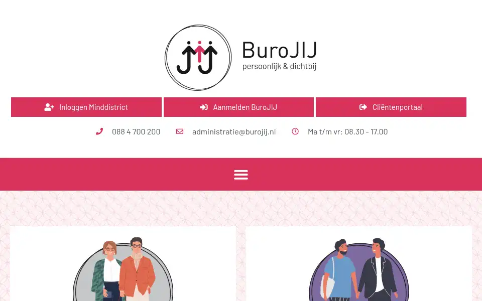 Screenshot of burojij.nl