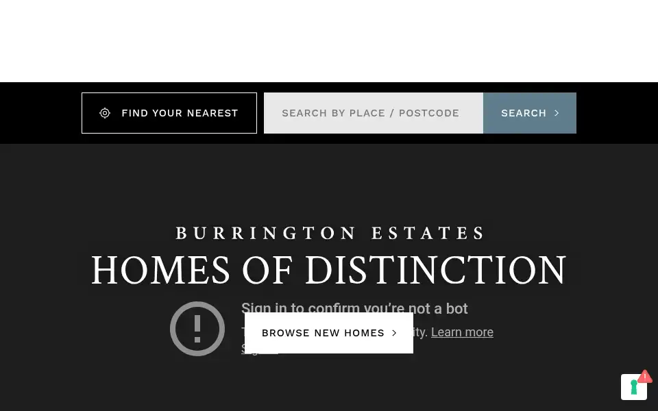 Screenshot of burringtonestates.com