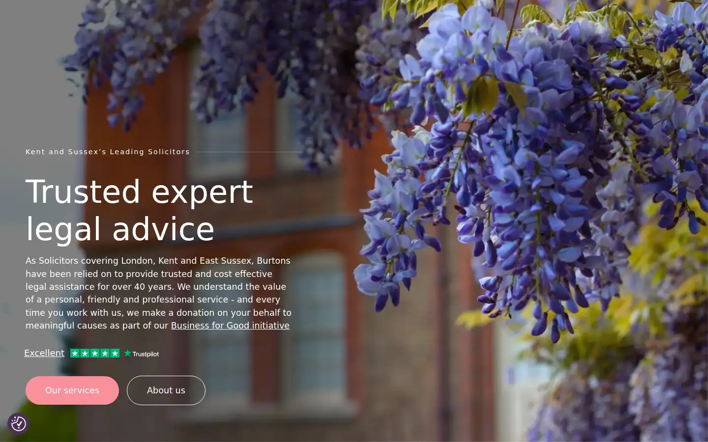 Screenshot of burtons-solicitors.com