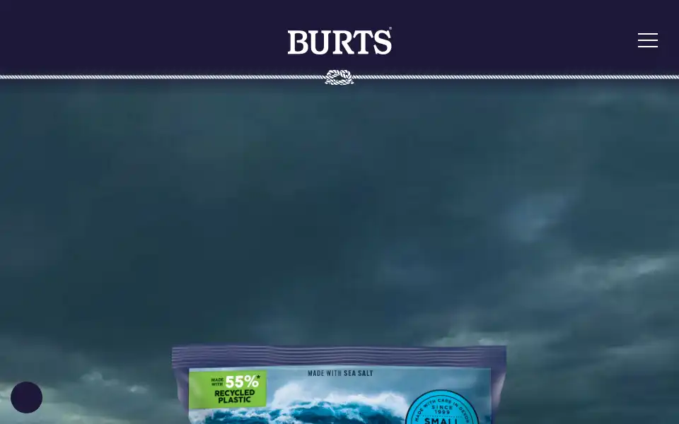 Screenshot of burtschips.com
