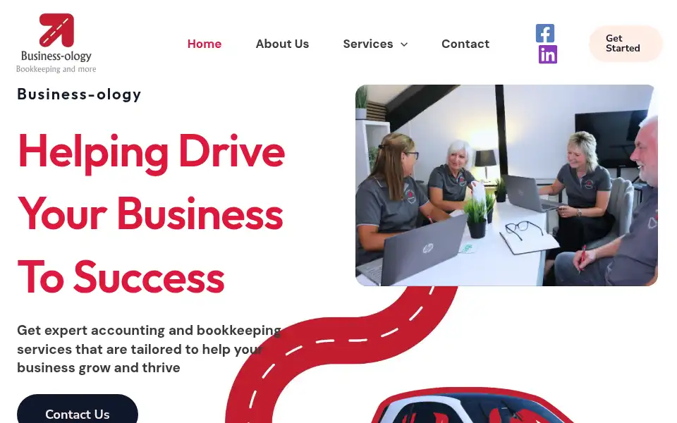 Screenshot of business-ology.co.uk