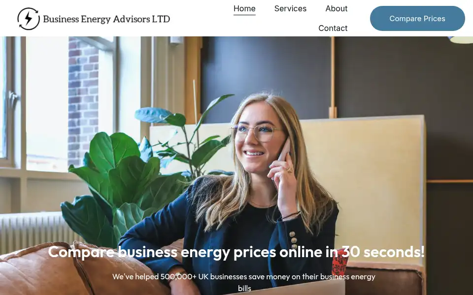 Screenshot of businessenergyadvisor.co.uk