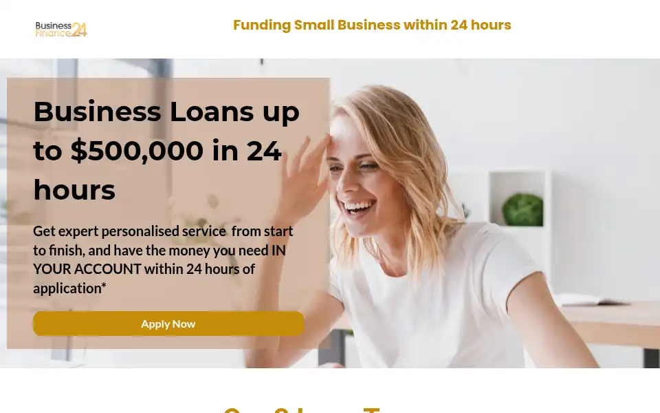 Screenshot of businessfinance24.com