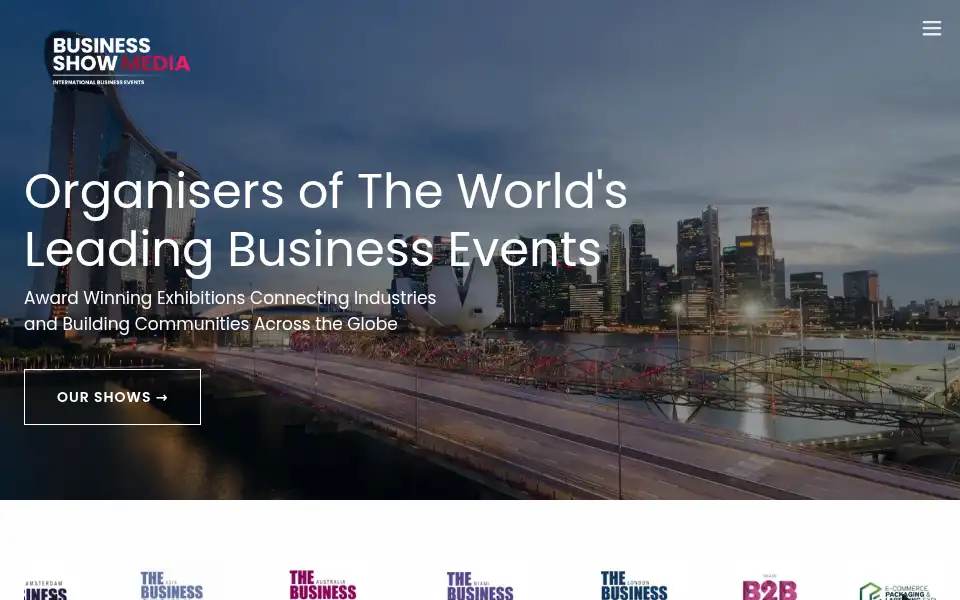 Screenshot of businessshowmedia.co.uk