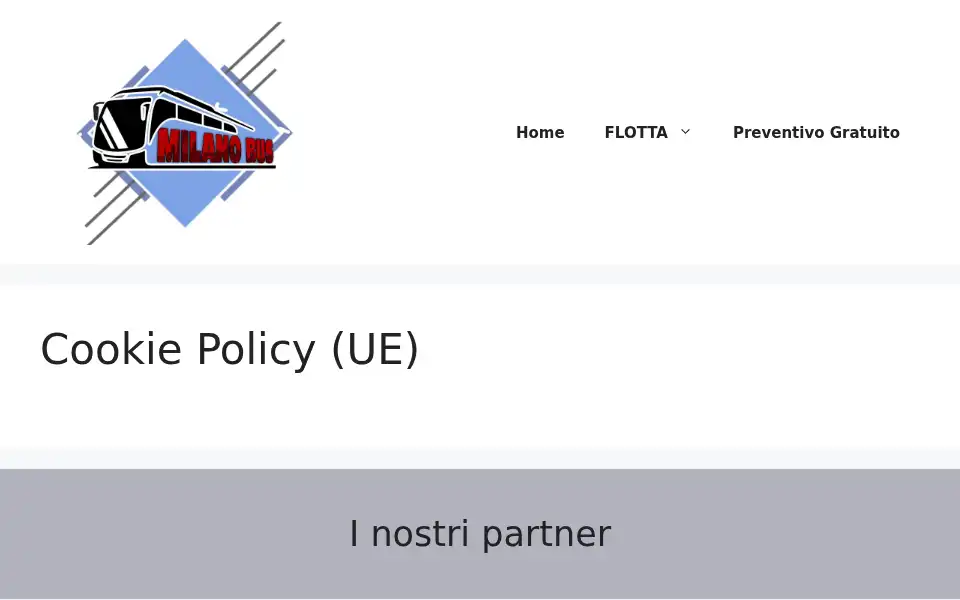 Screenshot of busmilano.com