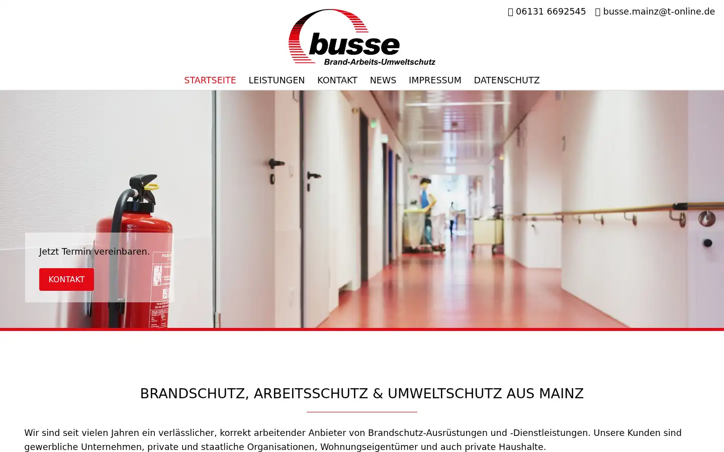Screenshot of busse-schutz.de
