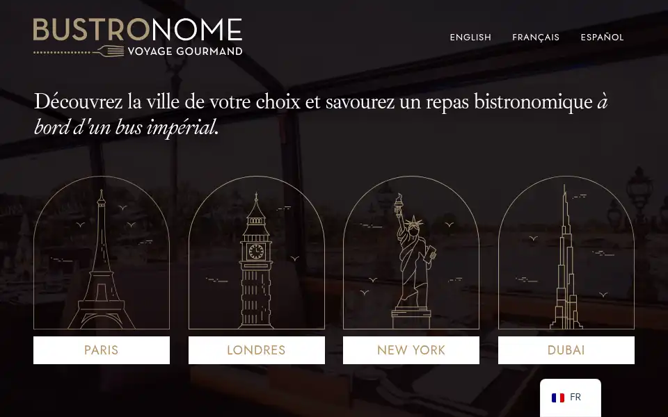 Screenshot of bustronome.com