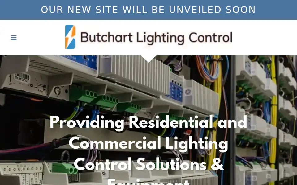 Screenshot of butchartlighting.com