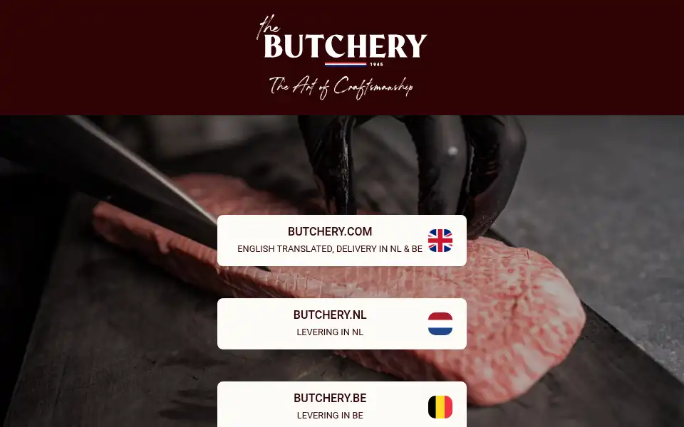Screenshot of butchery.com