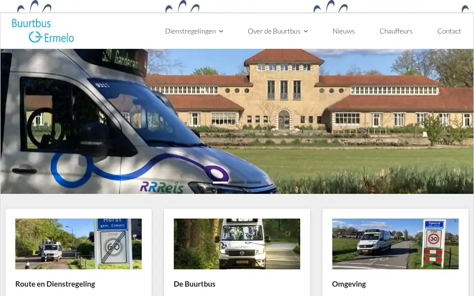 Screenshot of buurtbusermelo.nl