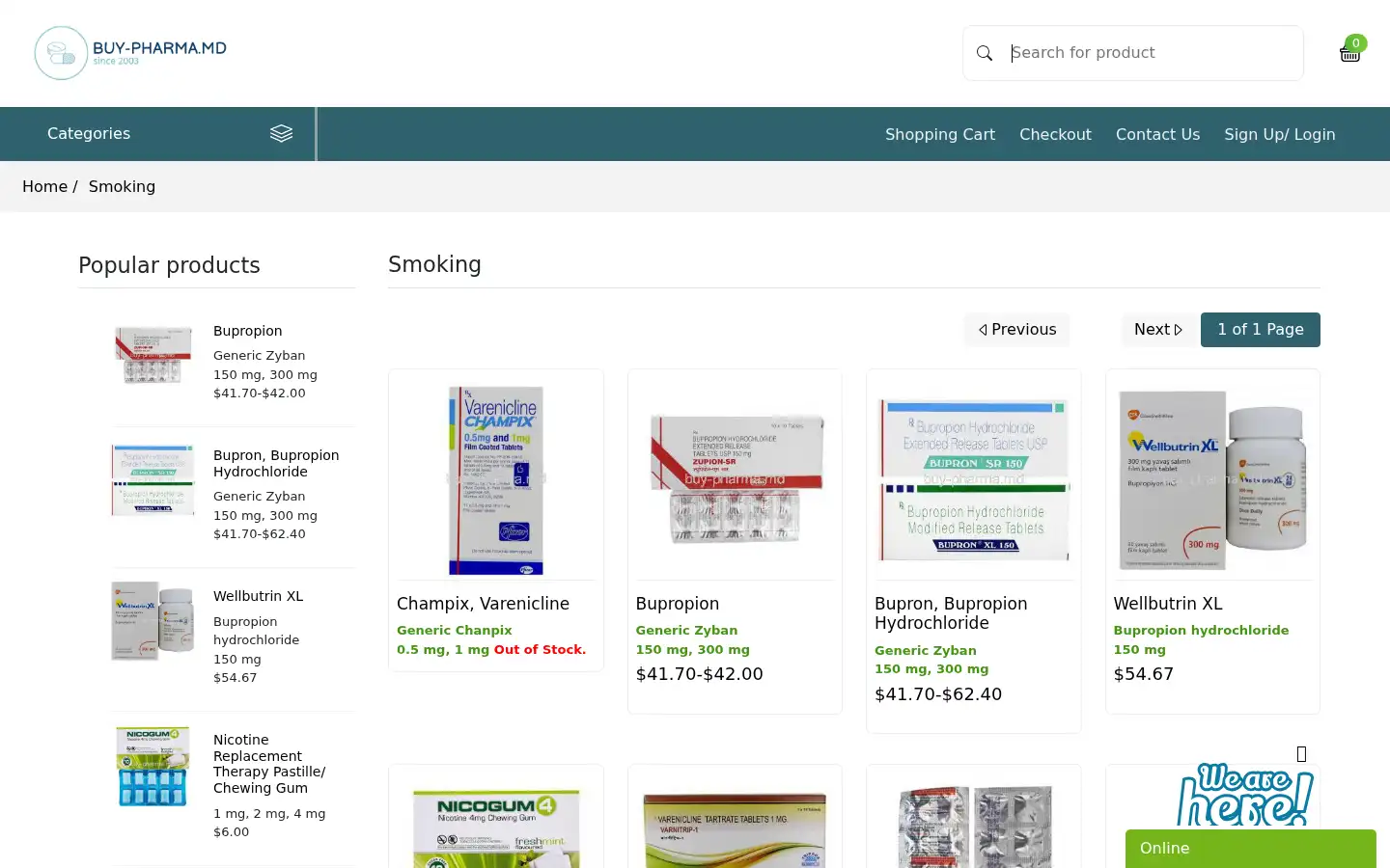Screenshot of buy-pharma.md