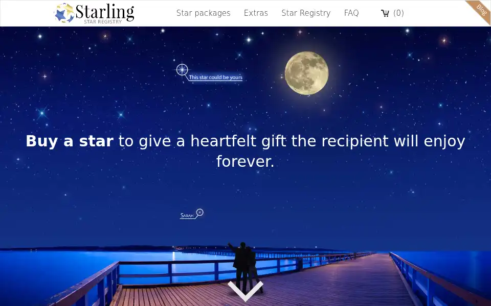 Screenshot of buyastar.co.uk