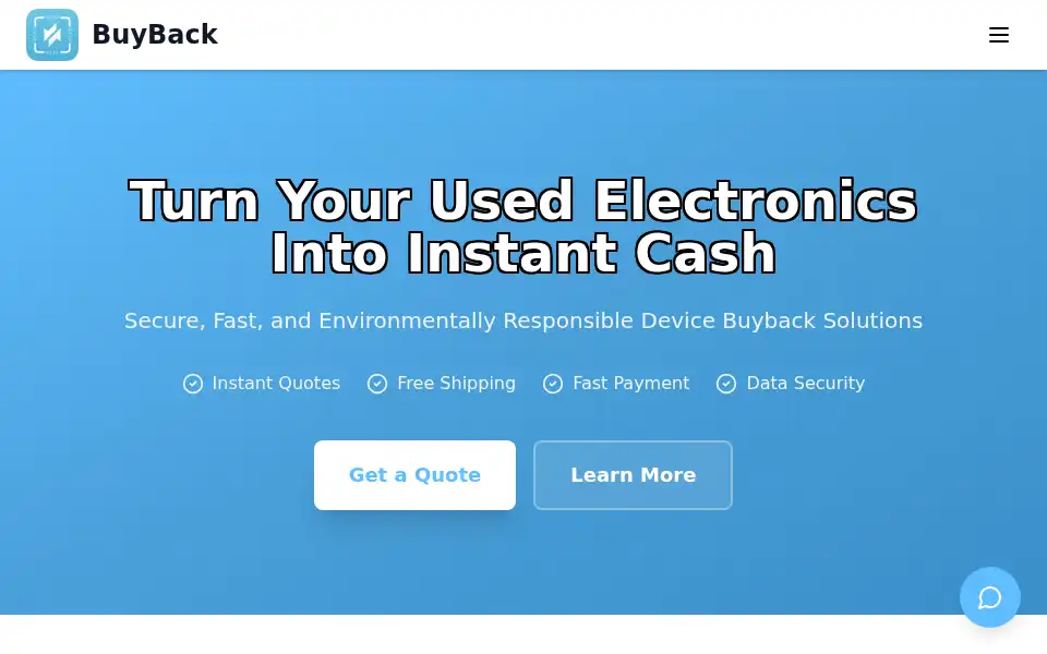 Screenshot of buyback.org